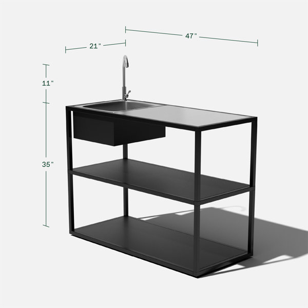 Veradek Outdoor Kitchen Series Free Standing Sink & Reviews | Wayfair